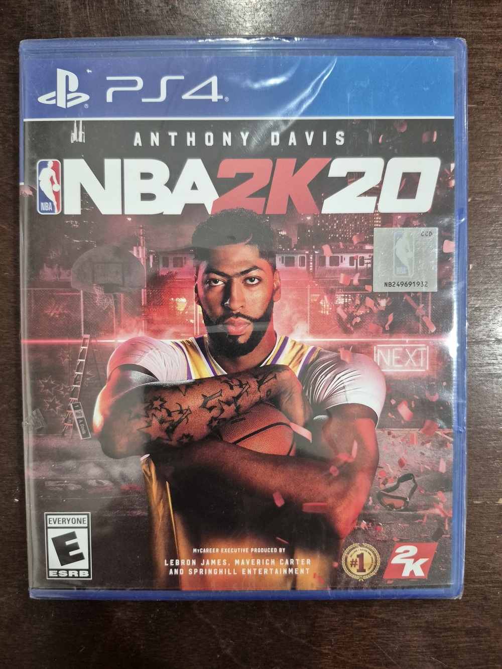 Sony NBA 2K20 PS4 Video Game - Red/Black Cover